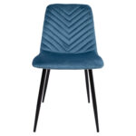 Tool BRIE 45x53xH89cm, sinine samet Söögilauatoolid, taburetid, pingid H02-300 Söögilauatoolid, taburetid, pin