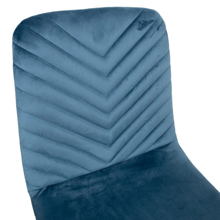 Tool BRIE 45x53xH89cm, sinine samet Söögilauatoolid, taburetid, pingid H02-300 Söögilauatoolid, taburetid, pin