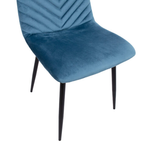 Tool BRIE 45x53xH89cm, sinine samet Söögilauatoolid, taburetid, pingid H02-300 Söögilauatoolid, taburetid, pin
