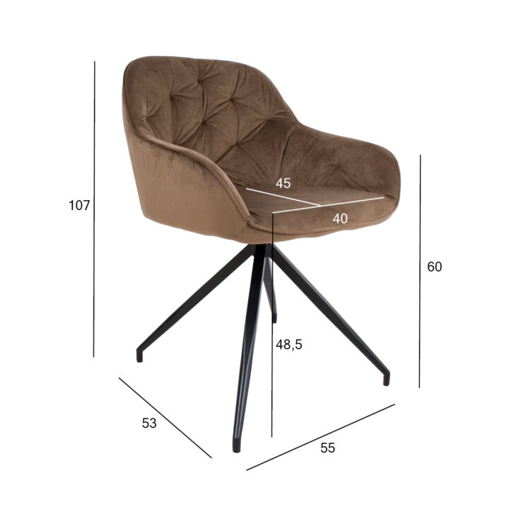 Tool BRIT beež, 55x53xH107cm, metall, polüesterkangas Söögilauatoolid, taburetid, pingid H02-300 Söögilauatoolid, taburetid, pin
