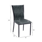 Tool EMORY 47x59xH93cm, hall samet Söögilauatoolid, taburetid, pingid H02-300 Söögilauatoolid, taburetid, pin