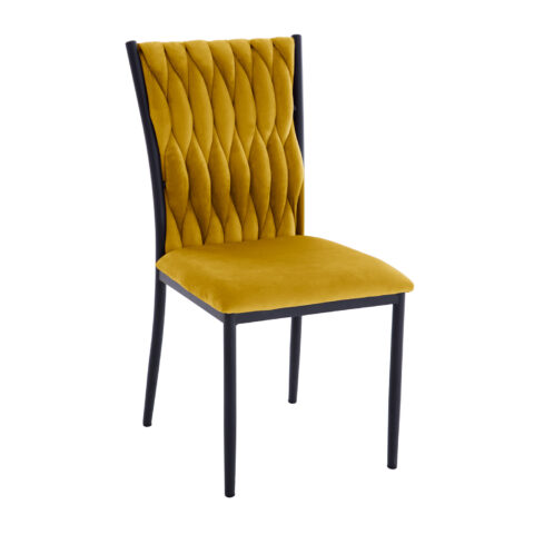 Tool EMORY 47x59xH93cm, kuldkollane Söögilauatoolid, taburetid, pingid H02-300 Söögilauatoolid, taburetid, pin