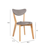 Tool JONNA hall Söögilauatoolid, taburetid, pingid H02-300 Söögilauatoolid, taburetid, pin