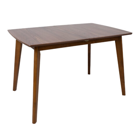 Söögilaud JESPER 120/160x80xH76cm, pähkel Pikendatavad söögilauad H02-106 Pikendatavad söögilauad