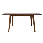 Söögilaud JESPER 120/160x80xH76cm, pähkel Pikendatavad söögilauad H02-106 Pikendatavad söögilauad