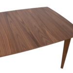 Söögilaud JESPER 120/160x80xH76cm, pähkel Pikendatavad söögilauad H02-106 Pikendatavad söögilauad