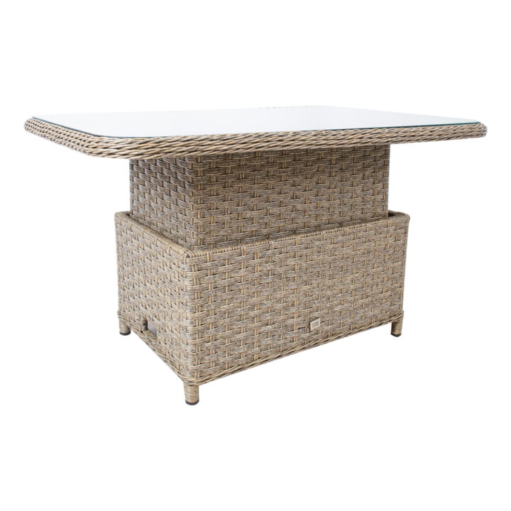 Laud PACIFIC 120x80xH46/65cm, hallikasbeež Aialauad Aialauad