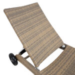 Lamamistool WICKER 73x196xH99cm, cappuccino Lamamistoolid ja päevitustoolid G03-100 Lamamistoolid ja päevitustoolid