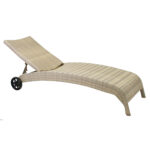 Lamamistool WICKER 73x196xH99cm, beež Lamamistoolid ja päevitustoolid G03-100 Lamamistoolid ja päevitustoolid