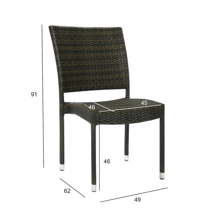 Tool WICKER-3 tumepruun Aiatoolid ja aiapingid Aiatoolid ja aiapingid