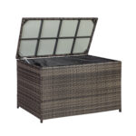 Padjakast WICKER 122x52xH62cm, tumepruun Aiadiivanid ja komplektid G02-500 Padjakastid