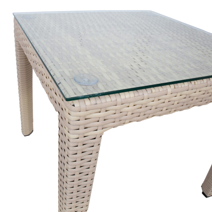 Abilaud WICKER 50x50xH45cm, beež Aiadiivanid ja komplektid Aialauad