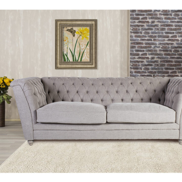 Diivan WATSON 2-kohaline 171x88xH80cm, hallikasbeež Diivanid Diivanid