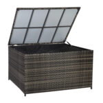 Padjakast WICKER 140x80xH65cm, tumepruun Aiadiivanid ja komplektid G02-500 Padjakastid