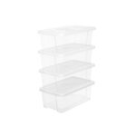 Plastikust jalatsiriiul 35x20x12.5cm, valge Kingakapid, riiulid ja pingid