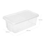 Plastikust jalatsiriiul 35x20x12.5cm, valge Kingakapid, riiulid ja pingid