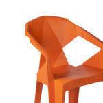 Tool MUZE 56×50,6xH80cm, oranž plastik Aiatoolid ja aiapingid Aiatoolid ja aiapingid