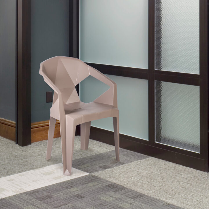 Tool MUZE 56×50,6xH80cm, taupe plastik Aiatoolid ja aiapingid Aiatoolid ja aiapingid