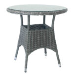 Laud WICKER D78xH75cm, tumepruun Aialauad Aialauad