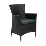 Tool WICKER-1 61x58xH86cm, must Aiatoolid ja aiapingid Aiatoolid ja aiapingid