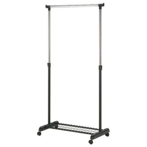 Stange FRANK 83x43xH93,5-168cm, must/kroom Esik ja Garderoob H04-200 Riidestanged ja nagid