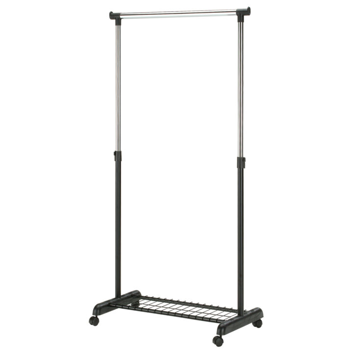 Stange FRANK 83x43xH93,5-168cm, must/kroom Esik ja Garderoob H04-200 Riidestanged ja nagid