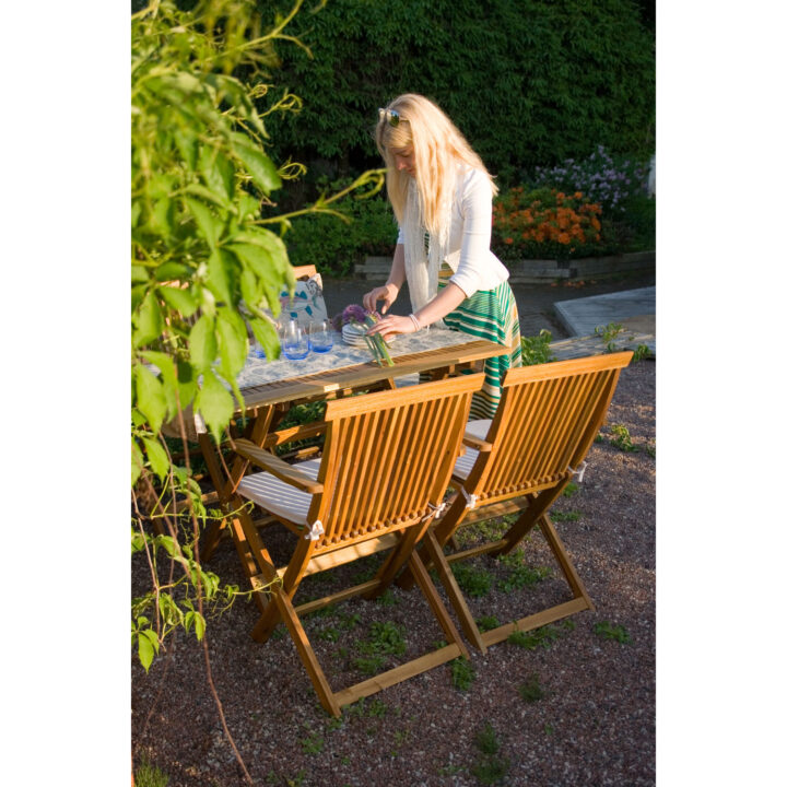 Tool FINLAY 54x57xH86cm käetugedega, akaatsia Aiatoolid ja aiapingid Aiatoolid ja aiapingid