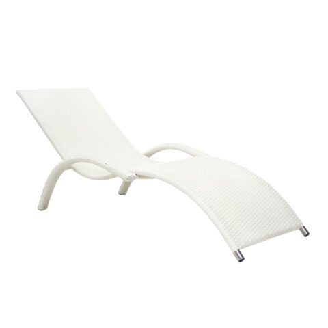 Lamamistool MERIDIAN 70x175xH28/70cm, valge Lamamistoolid ja päevitustoolid G03-100 Lamamistoolid ja päevitustoolid