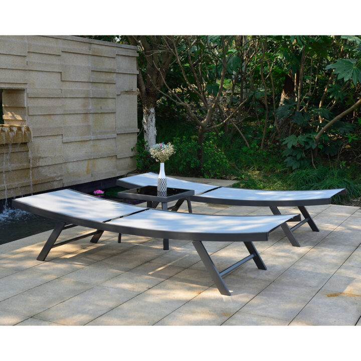 Lamamistoolide komplekt ARIO Lamamistoolid ja päevitustoolid Garden