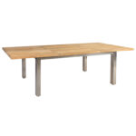 Laud NAUTICA 200/300x100xH76cm, tiikpuu Aialauad Aialauad