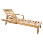 Lamamistool MALDIVE 73x210xH33cm, tiikpuu Lamamistoolid ja päevitustoolid G03-100 Lamamistoolid ja päevitustoolid