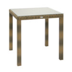 Laud WICKER 73x73xH71cm, cappuccino Aialauad Aialauad
