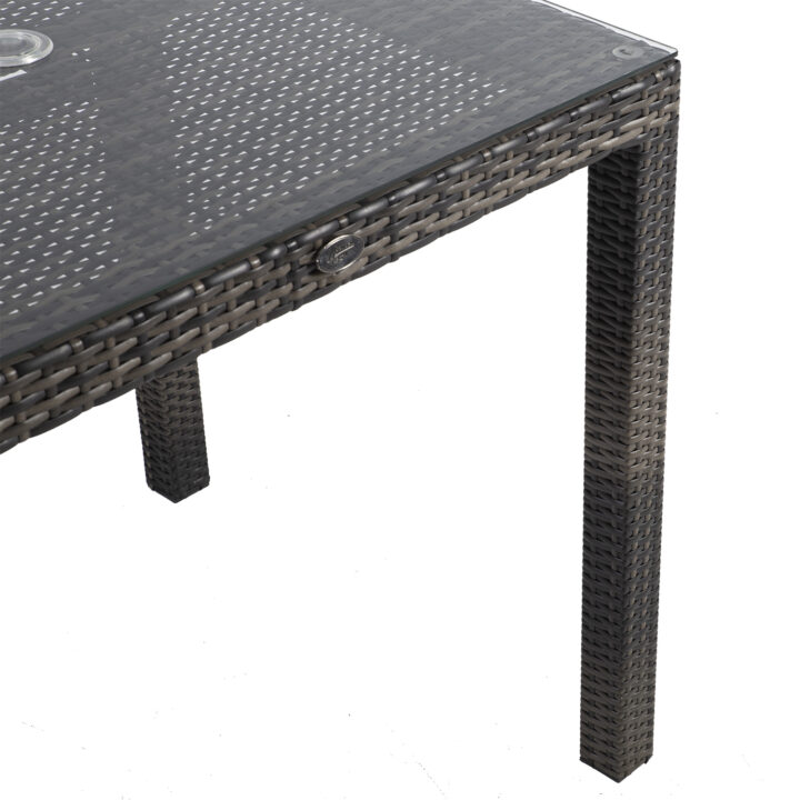 Laud WICKER 73x73xH71cm, tumepruun Aialauad Aialauad