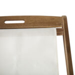 Lamamistool FINLAY 62,5x108xH105cm, valge Lamamistoolid ja päevitustoolid G03-100 Lamamistoolid ja päevitustoolid