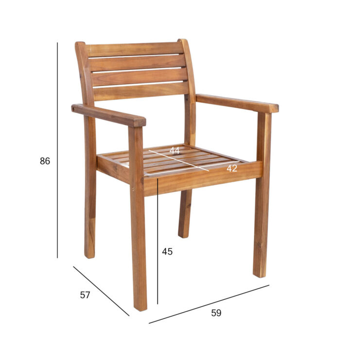 Tool FORTUNA 59x57xH86cm, akaatsia Aiatoolid ja aiapingid Aiatoolid ja aiapingid