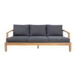 Diivan MALDIVE 3-kohaline 210x89xH86cm, tiikpuu Söögilauad ja toolid aeda Garden
