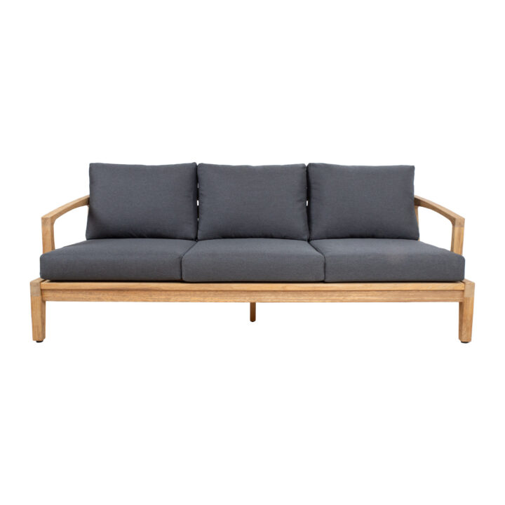 Diivan MALDIVE 3-kohaline 210x89xH86cm, tiikpuu Söögilauad ja toolid aeda Garden