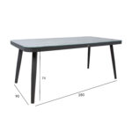 Laud MARIE 180x90xH74cm, hall Aialauad Aialauad