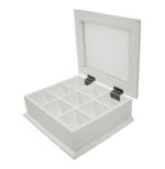 Teekarp SAMIRA 26,5x22x8,5cm, antiikvalge Köögitarbed Köögitarbed