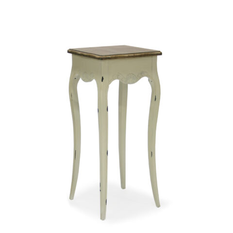 Lillepostament SAMIRA 26x26xH62cm, antiikvalge/naturaalne Lillepostamendid H11-700 Lillepostamendid