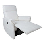 Tugitool GERRY manuaalne recliner 76x92xH101cm, valge Elutoamööbel H01-500 Tugitoolid ja kiiktoolid