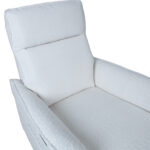 Tugitool GERRY manuaalne recliner 76x92xH101cm, valge Elutoamööbel H01-500 Tugitoolid ja kiiktoolid