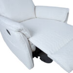 Tugitool GERRY manuaalne recliner 76x92xH101cm, valge Elutoamööbel H01-500 Tugitoolid ja kiiktoolid