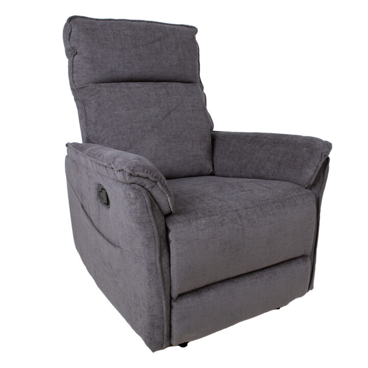 Tugitool GERRY manuaalne recliner 76x92xH101cm, hall Elutoamööbel H01-500 Tugitoolid ja kiiktoolid
