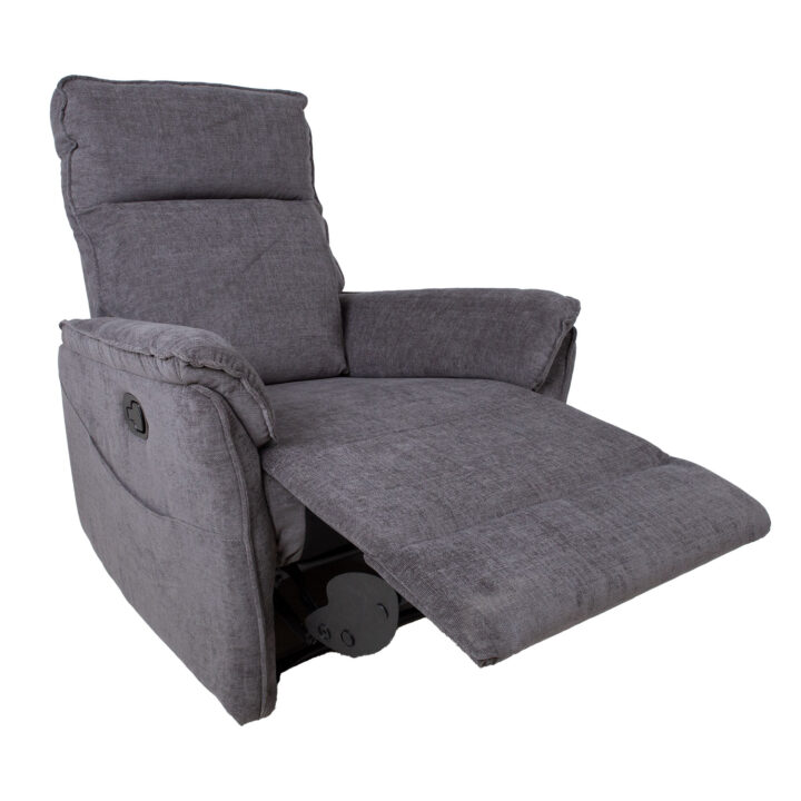 Tugitool GERRY manuaalne recliner 76x92xH101cm, hall Elutoamööbel H01-500 Tugitoolid ja kiiktoolid