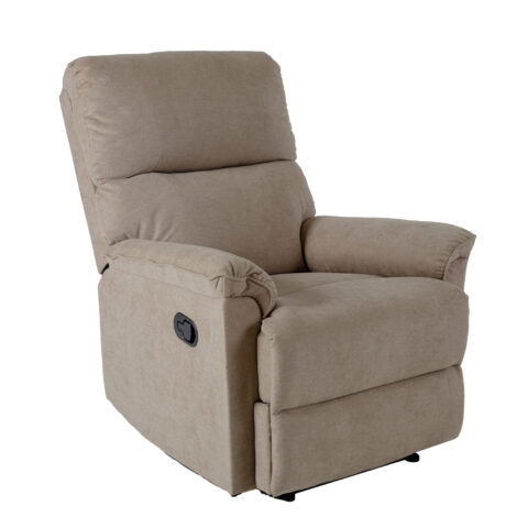Tugitool GUSTAV manuaalne recliner 80x92xH104cm, tumebeež Elutoamööbel Elutuppa jõuludeks