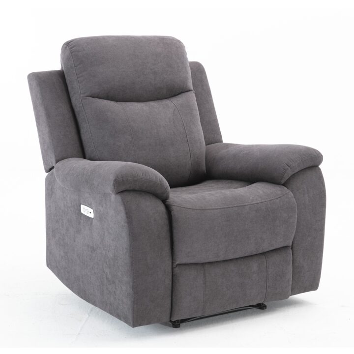 Tugitool MILO elektriline recliner 97x96xH103cm, hall Diivanid 3+1 Diivanid 3+1