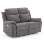 Diivan MILO 2-kohaline elektriline recliner 155x96xH103cm, hall Diivanid Diivanid