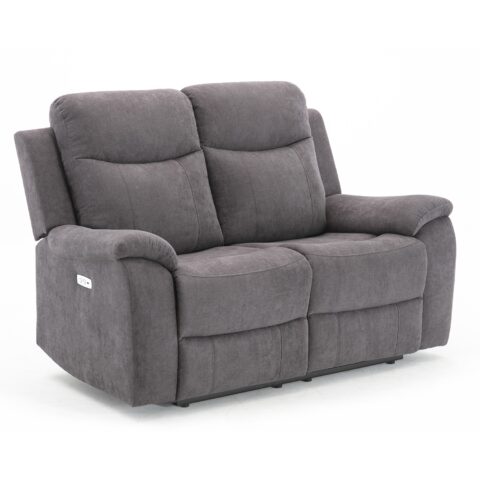 Diivan MILO 2-kohaline elektriline recliner 155x96xH103cm, hall Diivanid 3+1 Diivanid