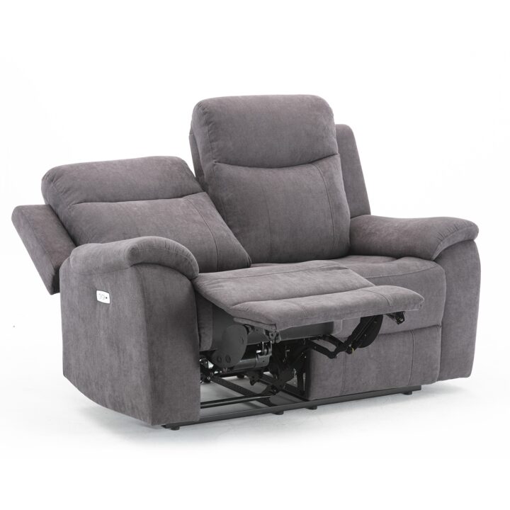 Diivan MILO 2-kohaline elektriline recliner 155x96xH103cm, hall Diivanid Diivanid